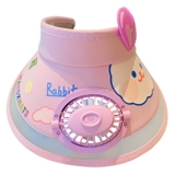 Детский кролик, вентилятор, летняя солнцезащитная шляпа, тонкая детская шапочка, шапка на солнечной энергии для мальчиков