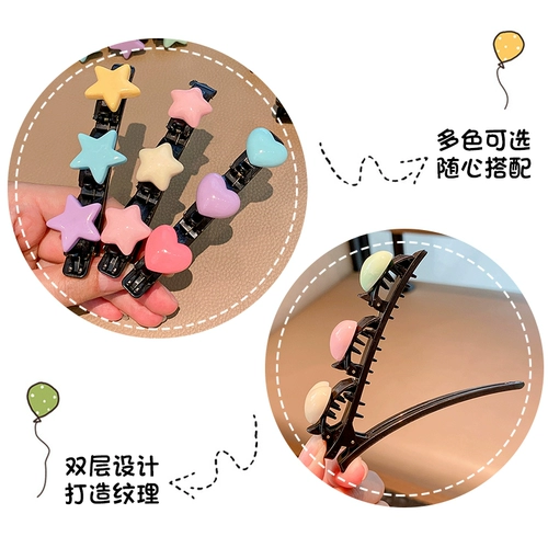 Детская заколка для волос для плетения волос, пучки волос, шпильки для волос, аксессуар для волос, челка