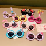 Детский мультяшный силиконовый кролик, ультрафиолетовые солнцезащитные очки, защита от ультрафиолета