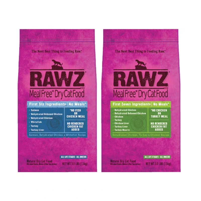【Bonded Warehouse Direct Delivery】Rawz Dehydrated Chicken, Turkey, Salmon 7.8 Lbs 3.5 Lbs Kitten and Adult Cat Food