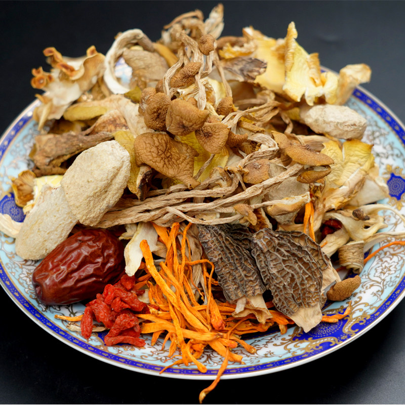 Gourmet writer Wang Gang Fungus Soup Bag 90g Dry stock Cooking Soup Nutritious Ingredients Goat Tripe Bamboo Sheng Hot Pot Clear Soup Base Stock