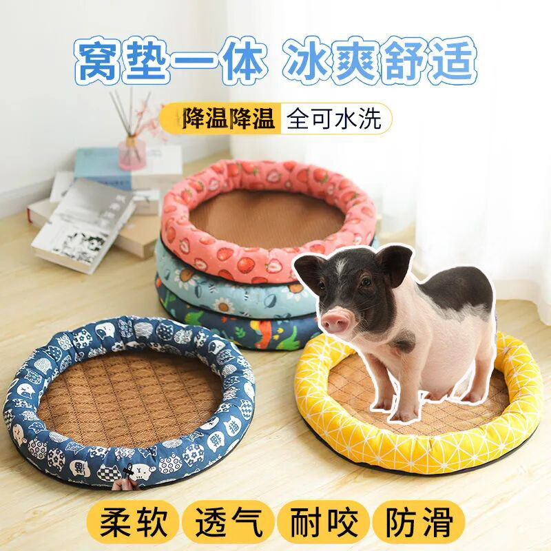 Small Fragrant Pig Nest Summer Cool Mat Cool Mat Cool Mat Pet Parsley Special Supplies Thai Dutch Pig Life Sleeping Nest