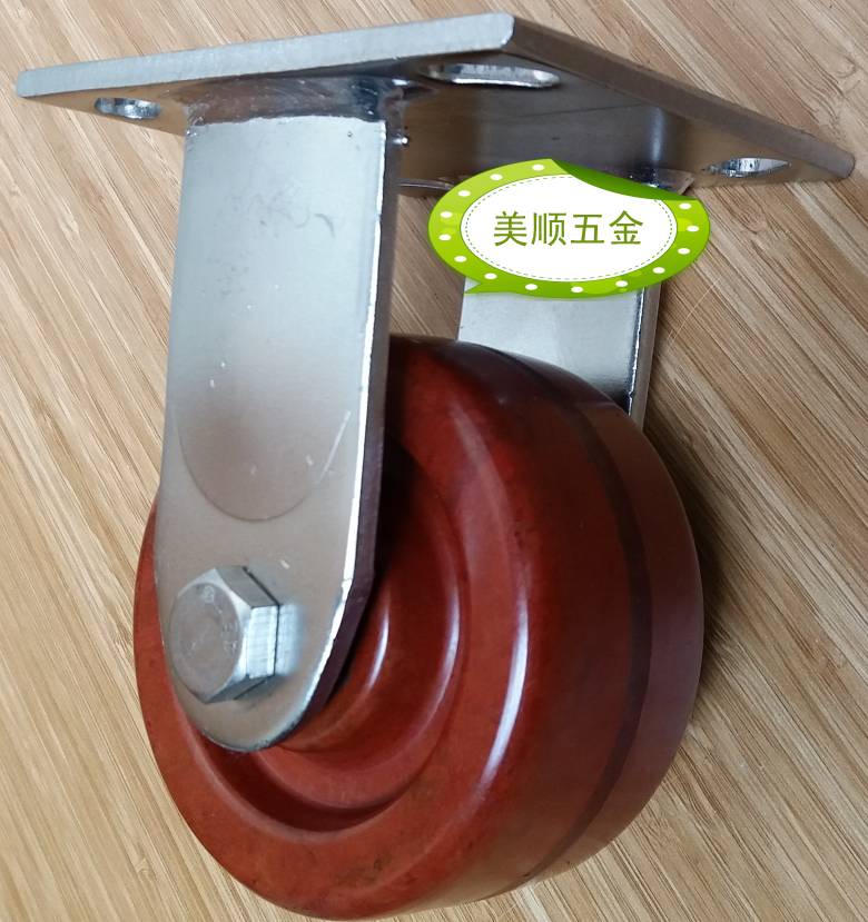 Meishun discount 4 inch 304 stainless steel high temperature resistant 300 degrees oven sterilization pot rotary furnace fixed casters
