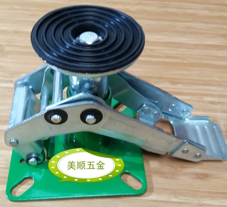 Special offer Meishun 3 series 4-inch high-quality Japanese-style ground brake top support frame lifter car feeder caster