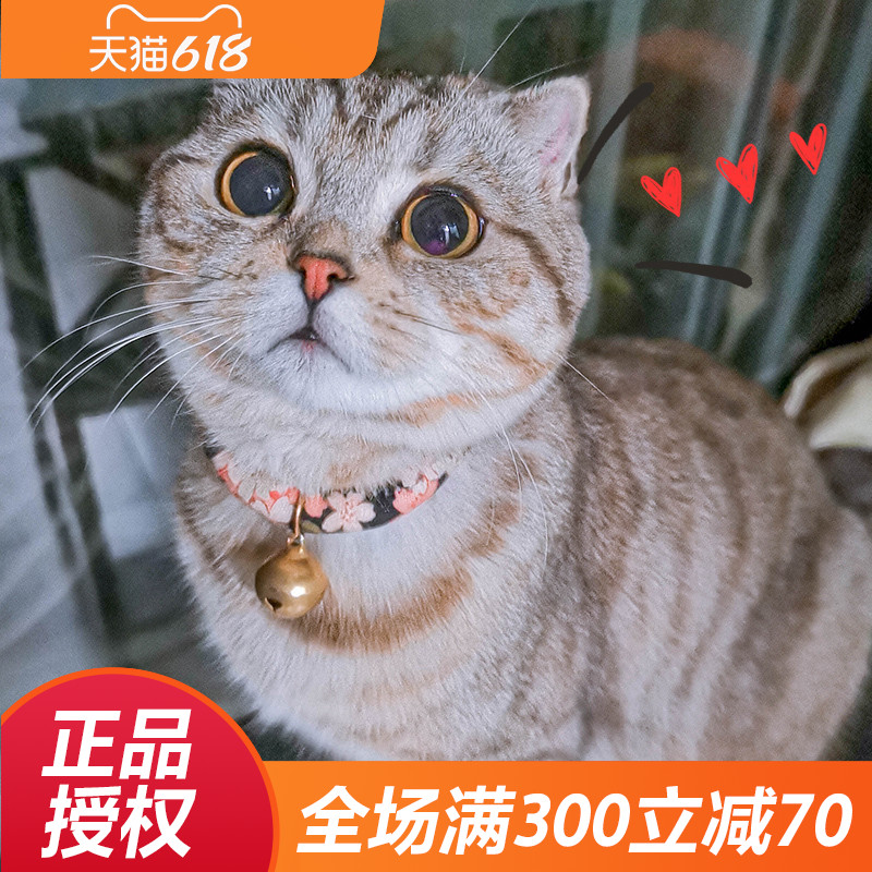 Day Department and Wind Cat Neckline Cat Bell Catwalk Cat Chain Cat Collar Cat Neck Ring Cat Dog Small Dog Kitty Ornaments