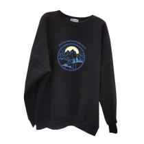 Womens sweatshirt black autumn and winter pullover mid-length 2022 new velvet thickened loose versatile thin casual fashion