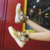 Giày cao nữ 2019 xuân mới ga châu Âu thể thao phiên bản Hàn Quốc của sinh viên hoang dã hip hop lưới đỏ vớ nữ giày thủy triều - Giày cao gót giày the thao nữ hàn quốc Giày cao gót