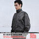 CATSSTAC flying piece deconstructed heavy bomber jacket men's cleanfit niche design double zipper jacket