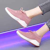 Old Beijing Casual Cloth Shoes Women 100 Hitch Flying Loom Mother Shoes Breathable Socks Womens Shoes Little Daisy Flat-bottomed Old Daddy Shoes