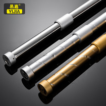 Yijia wardrobe telescopic hanging rod tube Adjustable drying crossbar free drilling Bedroom hanger hardware accessories