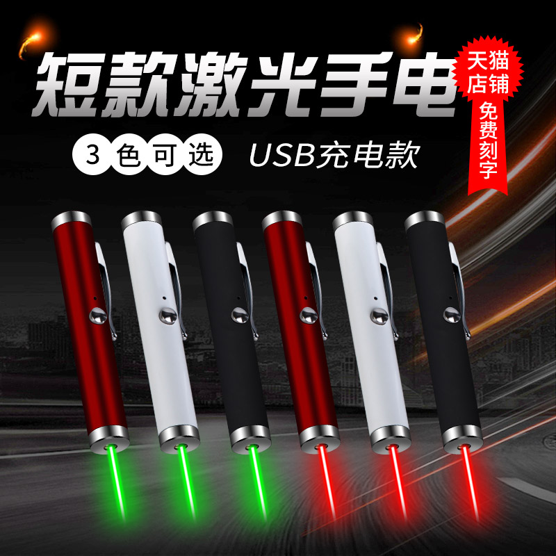 Whist green laser pointer Laser flashlight High power laser laser light Sales shooting pen Mini laser pointer Sales department sand table shooting pen usb charging conference screen pointer funny cat