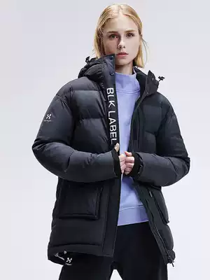 hotsuit down jacket 2019 Winter new female medium thick windproof warm hooded jacket slim waist duck down
