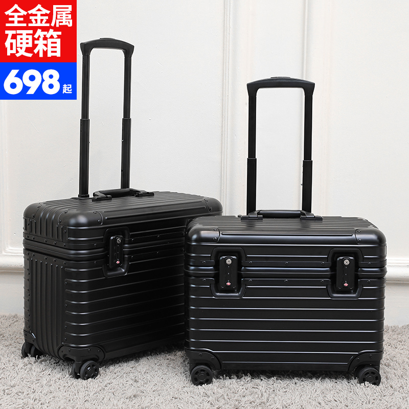 Full Aluminum Magnesium Alloy Lalever Case Photography Metal Suitcase Male Den Case Travel Female machine Long phase Chassis 21 inch 22