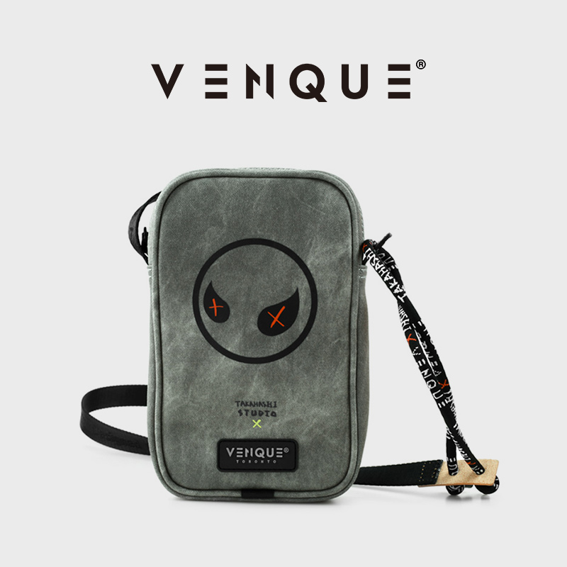 venque Van Kerch Satchel Satchel Bag Men's Satchel Single Shoulder Bag Chest Bag Day phone bag Single shoulder bag Shoulder Bag for men-Taobao