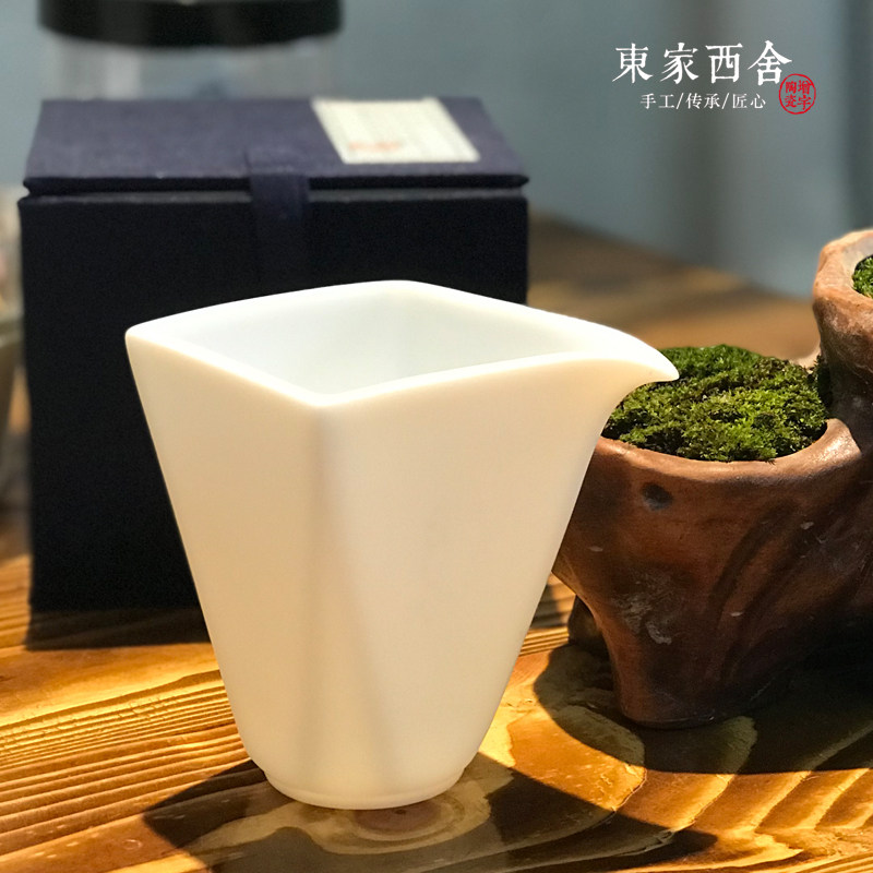 Dongjia Dehua white porcelain pure handmade tea sea fair cup kung fu tea set ceramic tea cup jade porcelain tea bowl