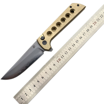 Beishan Wuzhizhan aluminum bronze handle SLD-MAGIC steel high hardness sharp outdoor portable edc folding knife