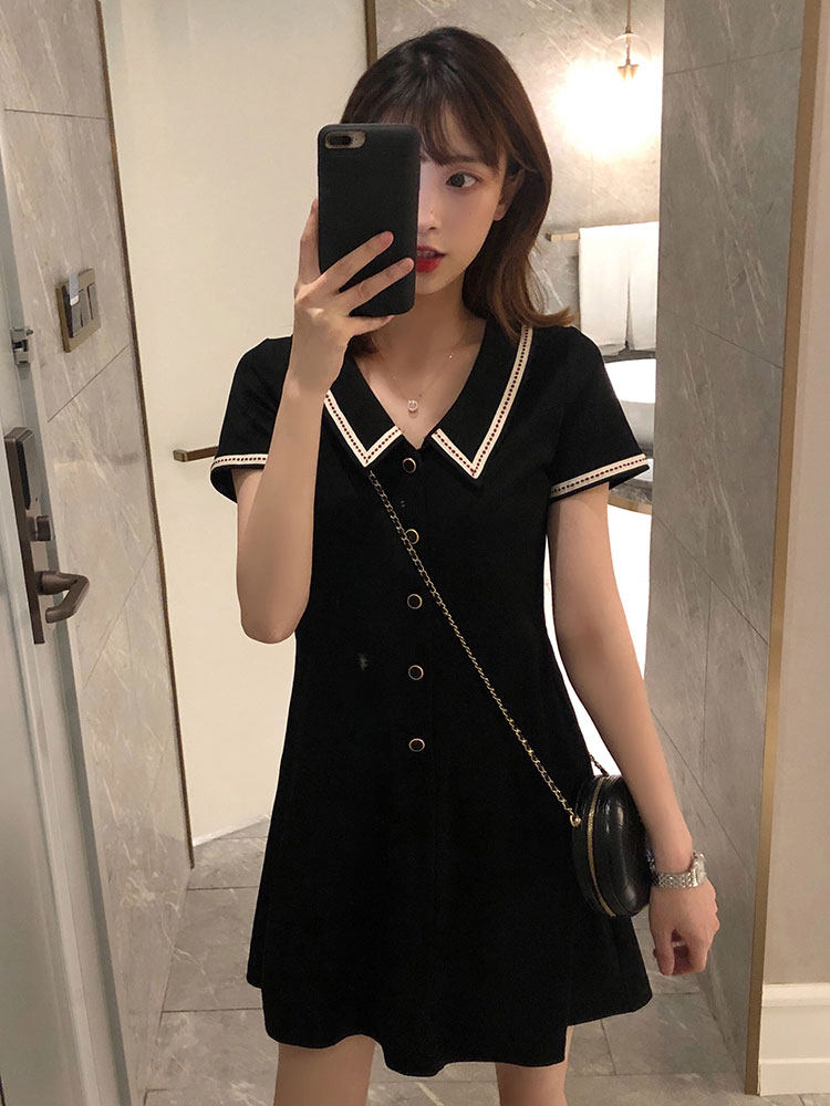 Summer skirt fairy super Xiansen gentle wind French waist slim dress female summer 2020 new temperament