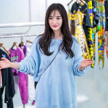 2018新款秋装look幂同款原宿宽松慵懒风毛衣