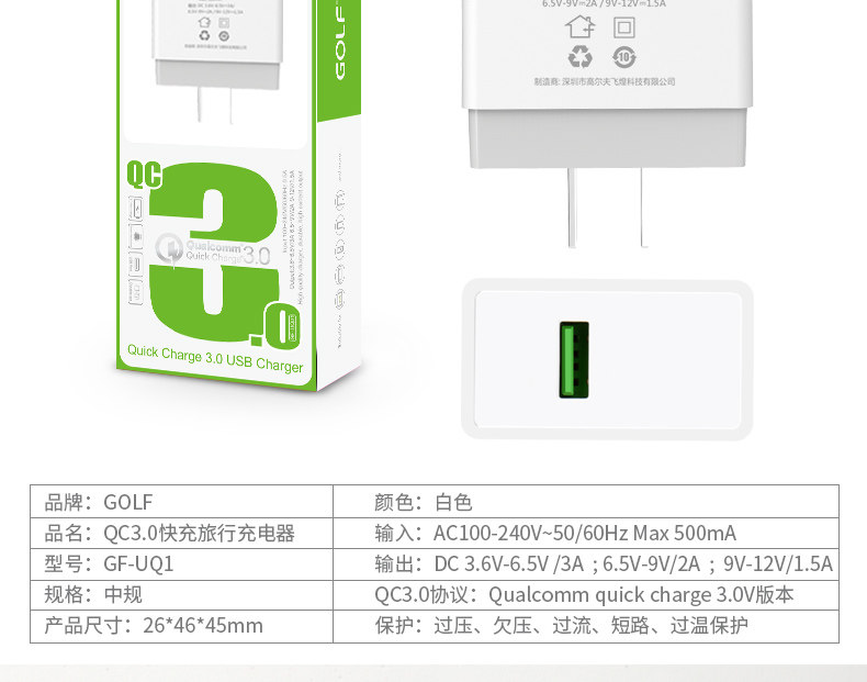 chargeur GOLF pour téléphones OPPO - Ref 1300947 Image 20