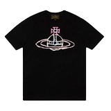 Домашнее место Vivienne Weiwei Anshi Mother Saturn, Saturn, Fashion Casual Cotton Complete -Shareed T -Fork Women's Women's Clothing