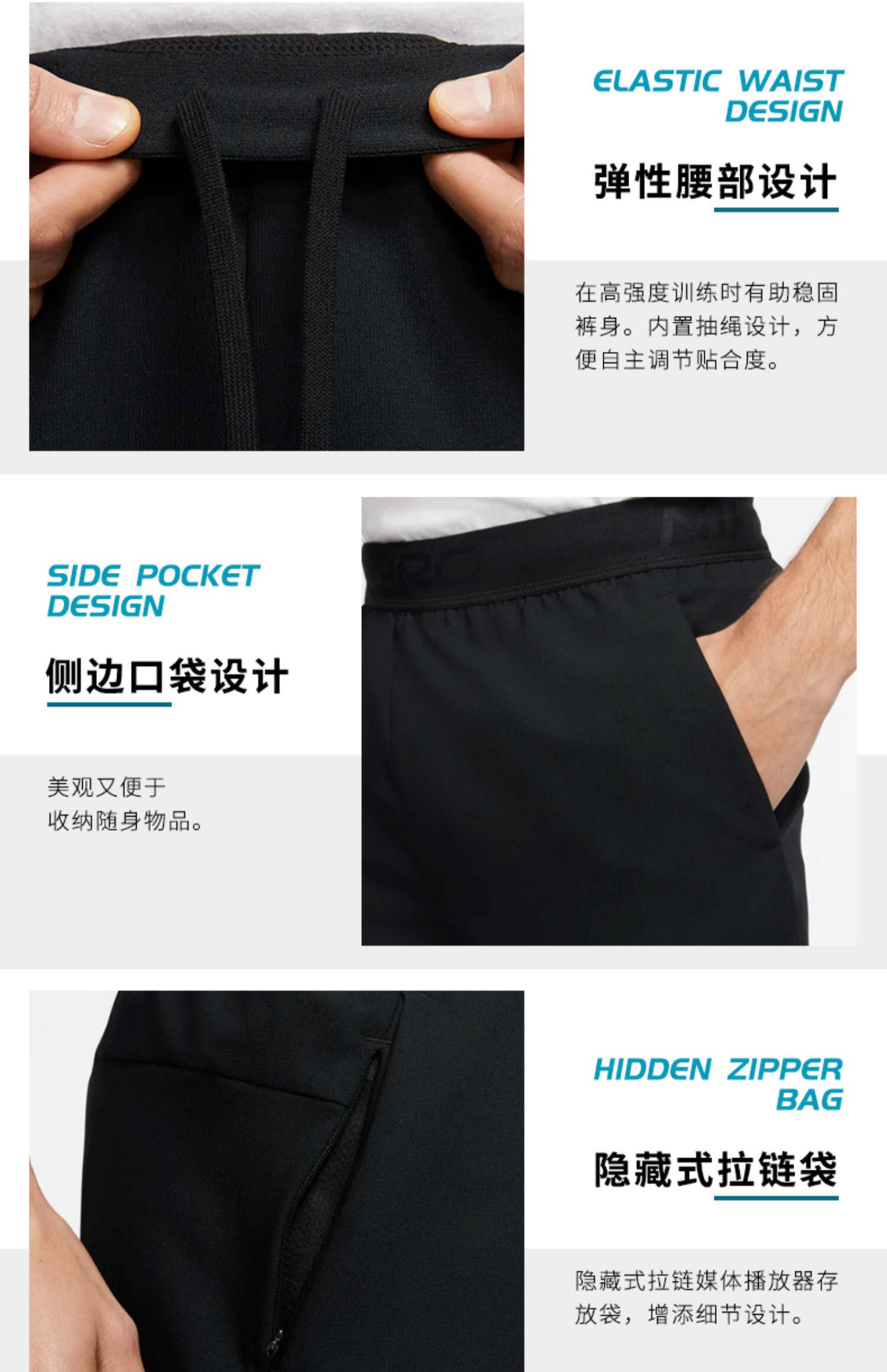 Nike, быстросохнущий спортивный комплект для спортзала для тренировок, 3 предмета, для бега 