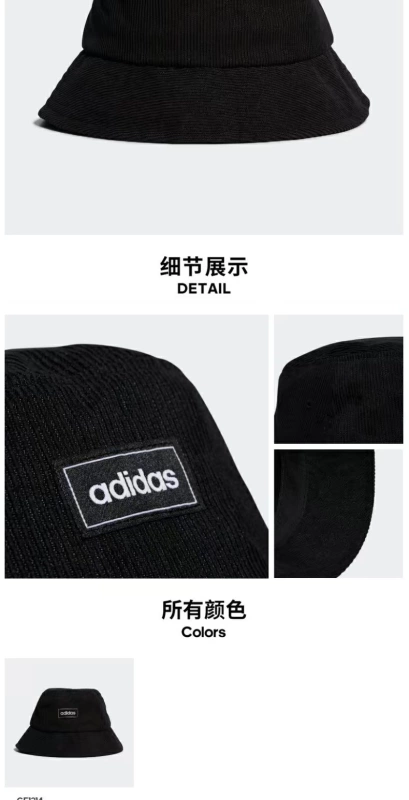 trang web chính thức của adidas adidas mũ ngư dân mũ nam và nữ mũ mới mũ thể thao mũ chống nắng ngoài trời GE1214 - Mũ thể thao