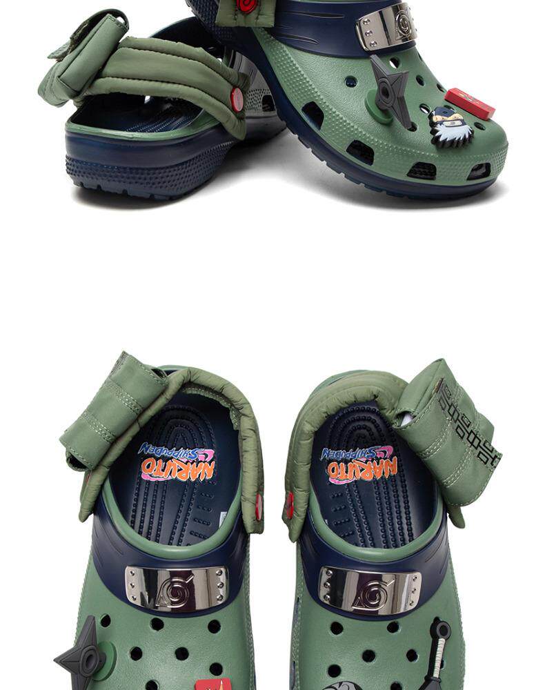 Crocs, Наруто, кроксы, летние босоножки, пляжная обувь       