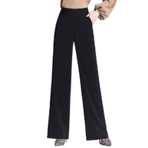 Shanyi Latin dance pants womens new high-waisted wide-leg trousers for adults to dance square dance national standard social modern dance clothes