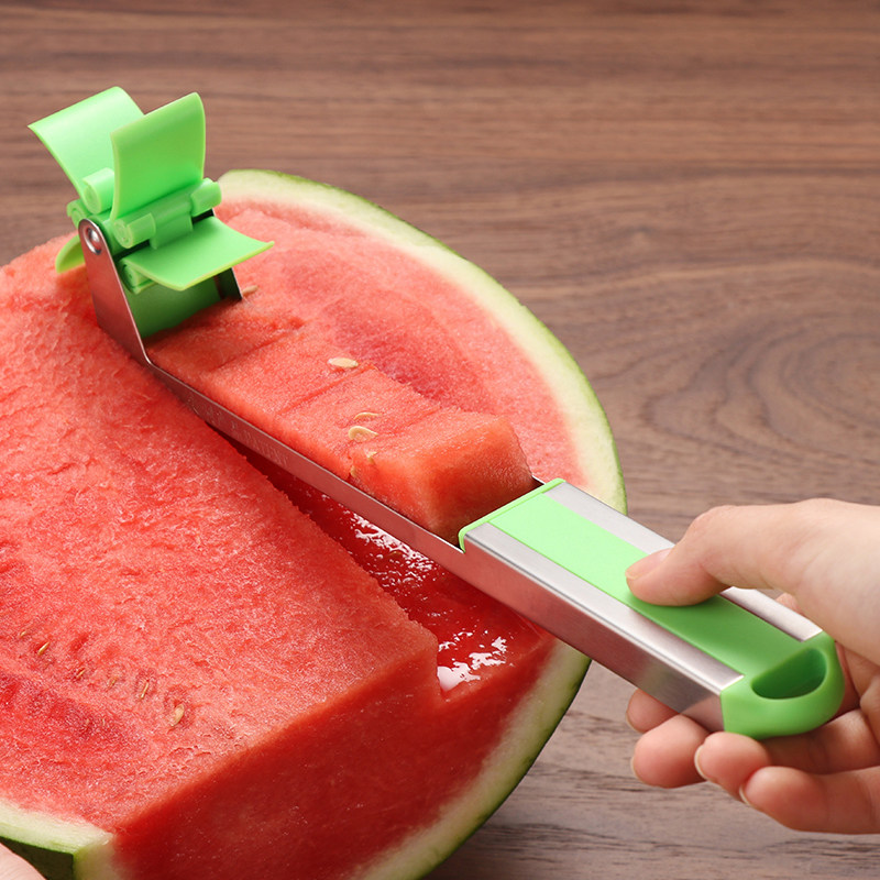 304 stainless steel cut watermelon segmentation digging meat dicing tool watermelon dicing device vibrating windmill watermelon artifact