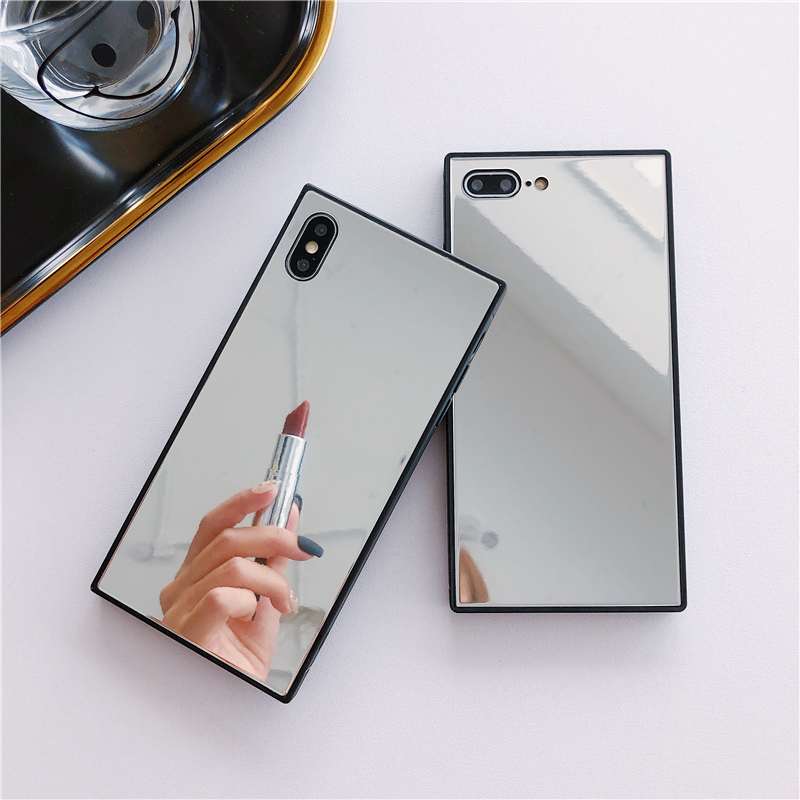Makeup Mirror Case Suitable for Apple 16 Pro Max, Apple 15 Pro, 14 Square, 13 Glass Mirror, 12 Simple, 11 Female, 14 Pro Hard Case, Xr/Xs New Model Makeup Mirror Case Suitable for Apple 16 Pro Max, Apple 15 Pro, 14 Square, 13 Glass Mirror, 12 Simple, 11 Female, 14 Pro Hard Case, Xr/Xs New Model