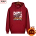 Áo len nam mùa thu đông cộng với áo hoodie dày, áo hoodie dày XL trẻ trung