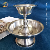 Right Banter Lanlan Stainless Steel Anti-Corrosive protective cup portable anti-rust Mini detachable Intimate Buddhist Buddhist confession