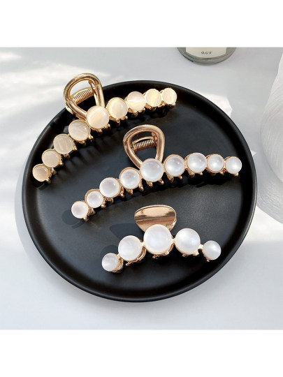 Cat-Eye Hair Clip, Large Summer Hairpin for the Back of the Head, New Elegant French-Style Updo Hairpin, Shark Clip Hair Accessory