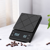 Handflush coffee electronic scale Special coffee bean weighing meter When the kitchen is used with electricity the spin-like home baking scale