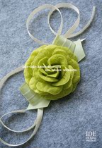 Wedding etiquette Wedding wedding wedding Korean grass light green bride bridesmaid sister hand flower wrist flower corsage