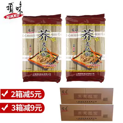 Top-flavored buckwheat ramen 908G * 12 packs of flat noodles