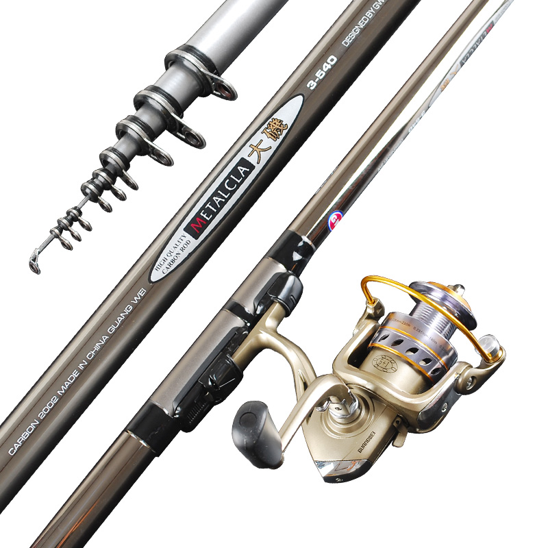 Guangwei Great Angeles Fishing Rod 3 6 4 5 5 4 m pole carbon super hard hand sea pole pole