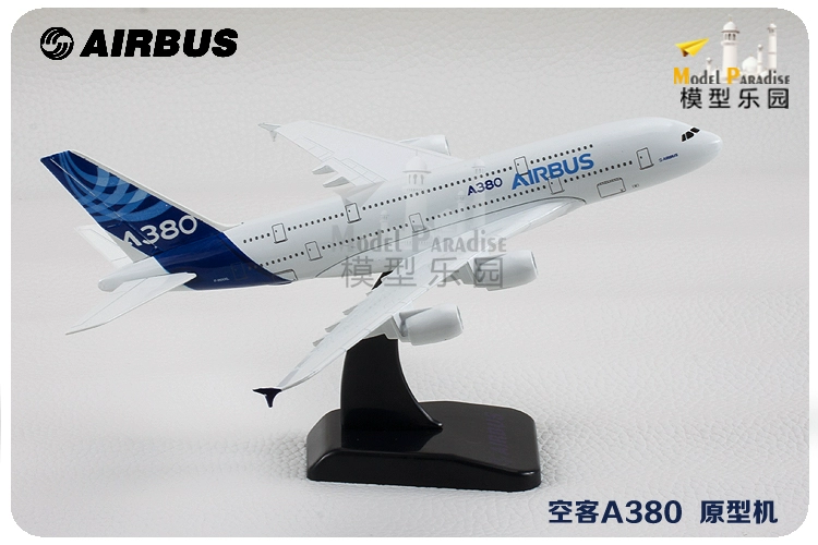Airbus a380 nguyên mẫu máy 15cm18,5cm mô hình hợp kim máy bay không gian hành khách máy bay mô hình tĩnh đồ chơi trang trí