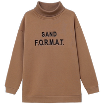 Half turtleneck bottoming shirt sweatshirt for women versatile autumn and winter 2024 new velvet thickened fashionable warm top