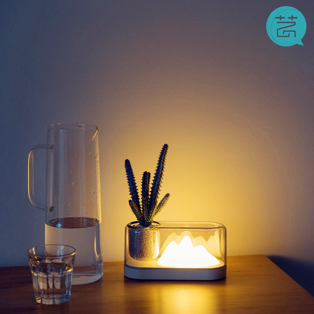 Mountain color table lamp desktop reading night light usb charging night bedside lamp creative LED gift custom table lamp