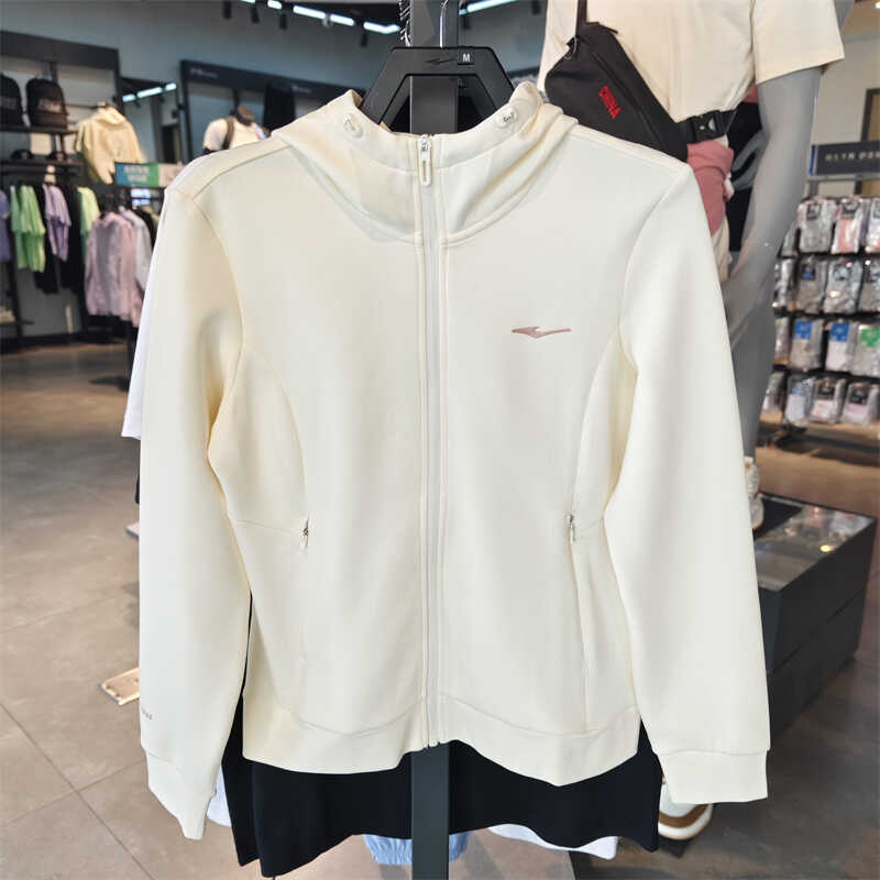 Hongxing Erke New Authentic 2024 Autumn Women's Cardigan Hooded Sweatshirt Sports Hooded 12224302050