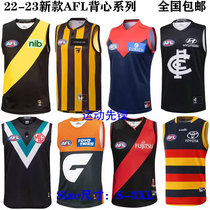 22-23AFL Richmond Crows Essen Blues Suns Gold Coast Rugby Jersey Vest Training Wear