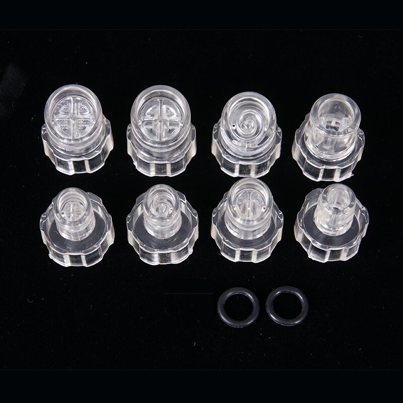 Small bubble suction head replacement cleaning head suction pen head suction nozzle water sculpted head crystal head rubber piece beauty instrument accessories