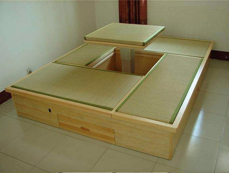 Tatami whole house custom floor Tatami bed bay window sill Step Tatami cabinet floor mat custom Kang