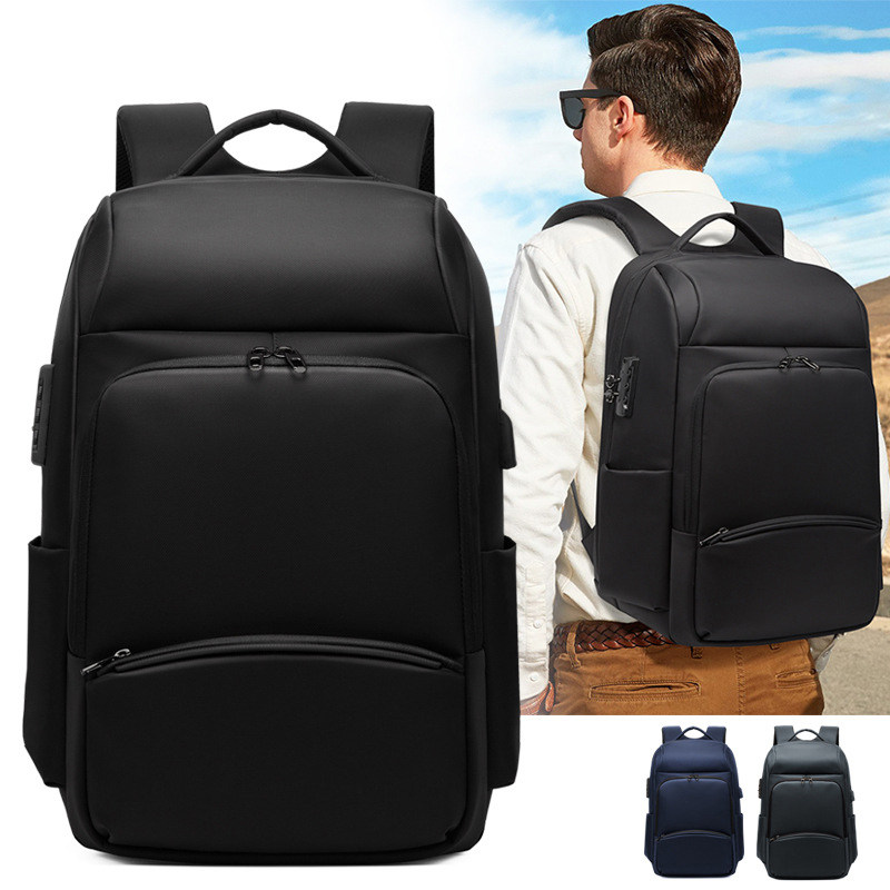 Swiss Sergeant Knife Backpack Business Men's Backpack Large Capacity Leisure Travel Bag 16 Inch Business Computer Bag