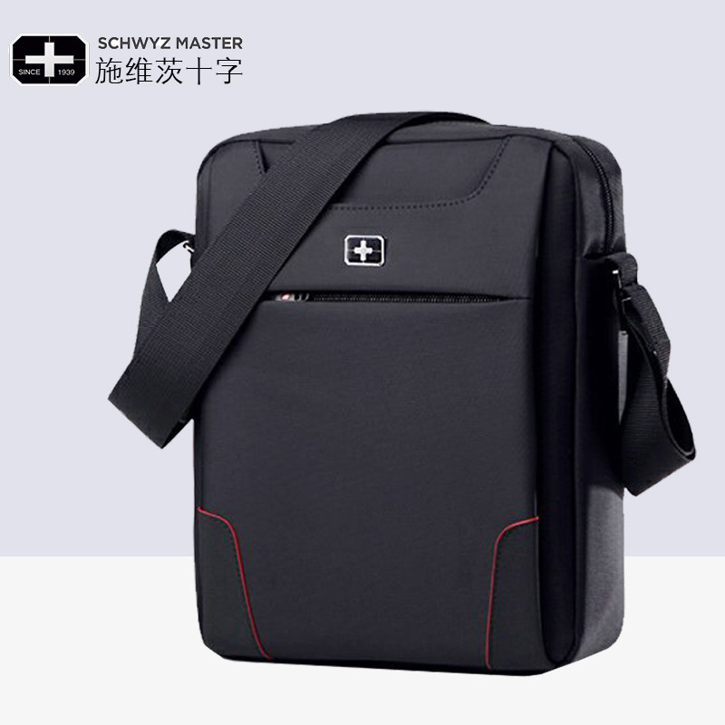 Swiss Army Knife Men's Bag Single Shoulder Bag Men's Slanted Satchel Bag Business Briefcase Han Edition Canvas Casual Scapegoat Pouch