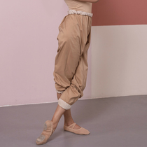 King Kong Dance King Poetry with original design milk Brown warm baby double-faced warm-up pants breathable