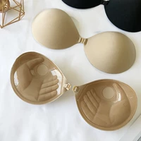 Chống lóa silicone vô hình thu thập váy cưới trên dày dán chống trượt núm vú núm vú không có dấu vết làm đẹp trở lại đồ lót sinh viên văn bản miếng dán ngực màu đen quyến rũ