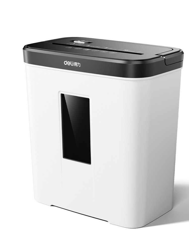 Deli 9939 Paper Shredder, Small Portable Mini 4-Level Security Shredder for Home Use, Office Security Shredder