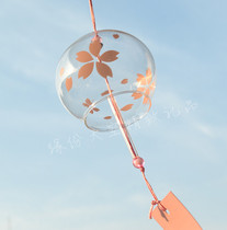 Home graduation girl gift activity bedroom decoration Japanese style wind chimes cherry blossom